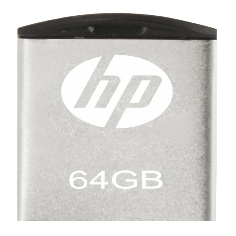 HP v222w 64GB USB 2.0 Pen Drive, Metal Silver