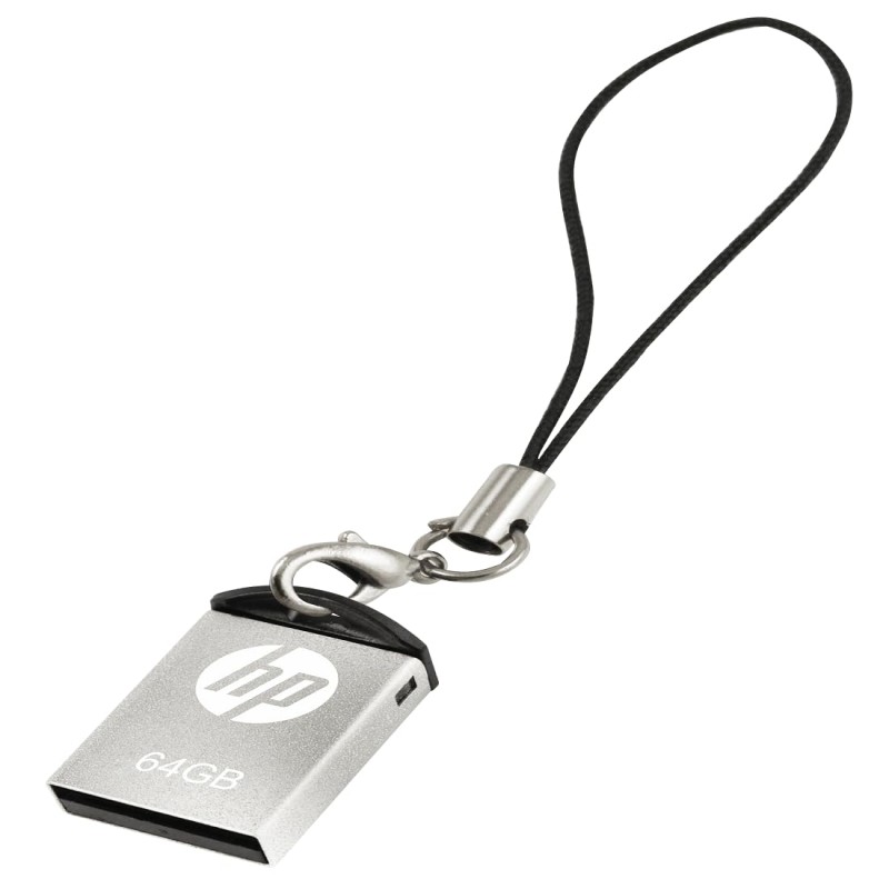 HP v222w 64GB USB 2.0 Pen Drive, Metal Silver