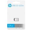 HP v222w 64GB USB 2.0 Pen Drive, Metal Silver