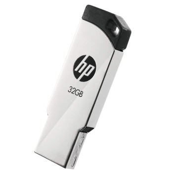 HP v236w 32GB USB 2.0 Pen Drive, Metal Silver