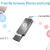 HP x302M 64GB OTG 3.1 USB Pen Drive (Silver)