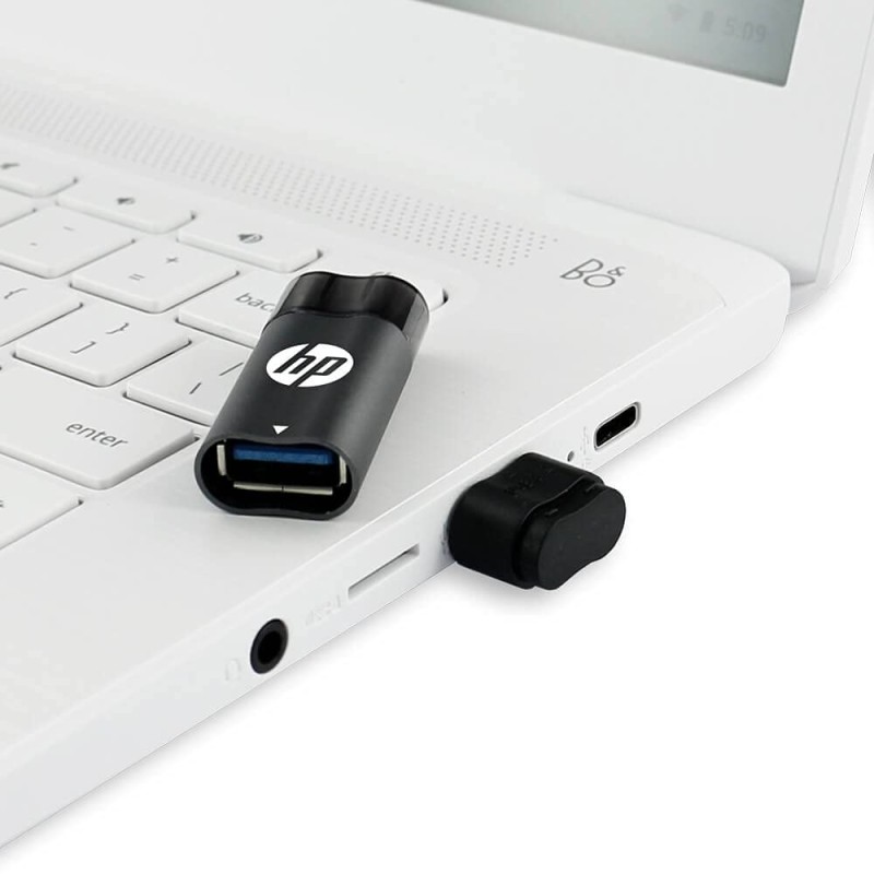 HP x5600B 128GB OTG (USB Type B) 3.2 Pen Drive (Grey and Black)