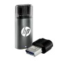 HP x5600B 128GB OTG (USB Type B) 3.2 Pen Drive (Grey and Black)