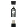 HP x5600B 32GB OTG Type B 3.2 USB Pen Drive (Grey & Black)