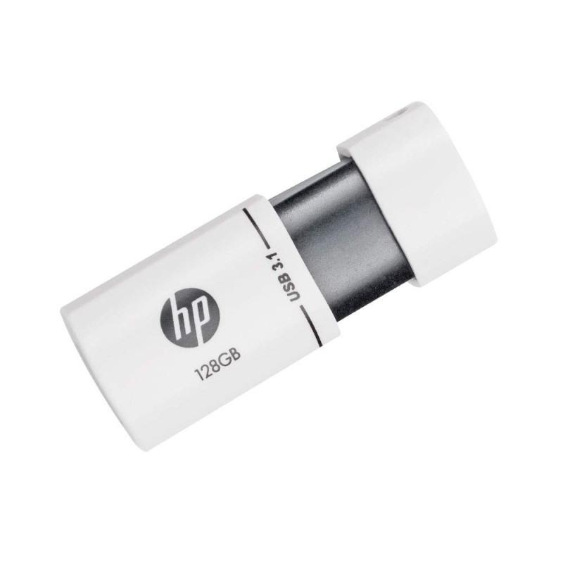 HP x765w 128 GB USB 3.1 Flash Drive (Black and White)