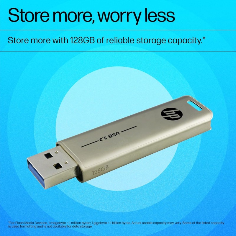 HP x796w 128GB USB 3.2 Flash Drive