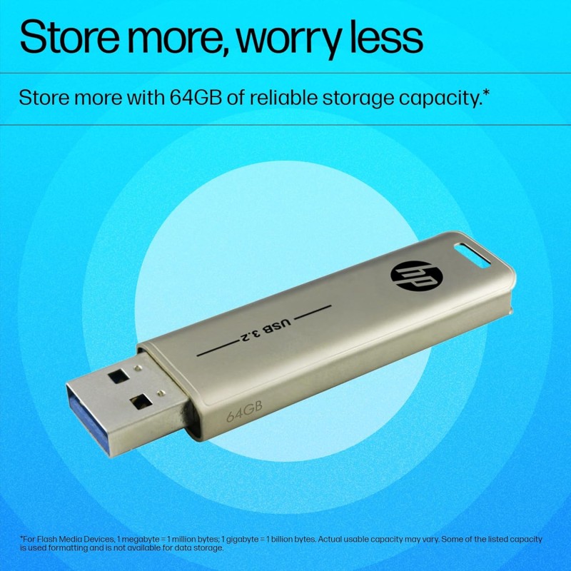 HP x796w 64GB USB 3.2 Flash Drive