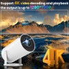HY300 Freestyle 4500 Im 1080P Android12 WiFi6 BT5.0 4K 2K HD180 Degre Rotation AutoKeystone 1GB/16GB Compatible