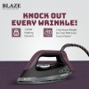 Havells Blaze Dry Iron 2 KG Heavy Weight Dry Iron| 1250W| American Heritage Non-stick Coated Sole Plate For Smooth Gliding & Long Life (Black)