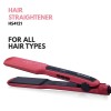 Havells HS4121 Wide Plate Hair Straightener | 5 temperature settings | Digital Display | Instant Heating Technology