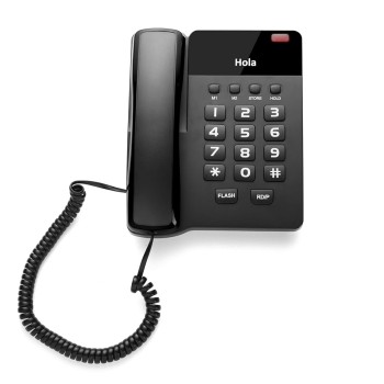 Hola TF 300 Basic Corded landline Phone with Tone/Pulse, Wall/Desk mountable, Pulse/Tone dial