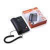 Hola ! TF 700 Speaker Corded Landline Phone with Caller ID (Cli) and Two Way Speakerphone Function Supported by Date/Time Display (Black)