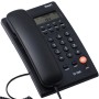 Hola ! TF 700 Speaker Corded Landline Phone with Caller ID (Cli) and Two Way Speakerphone Function Supported by Date/Time Display (Black)