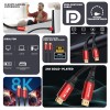 Honeywell Display Port To Display Port 2.0 Cable, 8K@60Hz UHD Resolution, 2 Mtr, 40 GBPS Transmission Speed, Male to Male