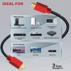 Honeywell HDMI 1.4 Cable with Ethernet (32.8ft/10M) High Speed HDMI Cable 10.2GBPS | Supports 3D /4Kx2K Ultra High Definition Black