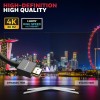Honeywell HDMI Cable v2.0 with Ethernet, 3D/4K@60Hz Ultra HD Resolution, 1 Mtr, 18 GBPS Transmission Speed, High-Speed, Compatible with all HDMI Devices Laptop Desktop TV Set-top Box Gaming Console