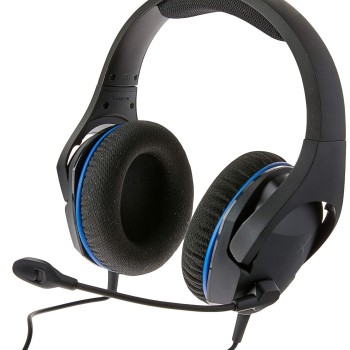 HyperX Cloud Stinger Core - Gaming Headset for PlayStation 4 and PlayStation 5, Over_Ear Wired Headphones Wired Headset with Mic, Passive Noise Cancelling, In-Line Audio Control, Black (HX-HSCSC-BK)