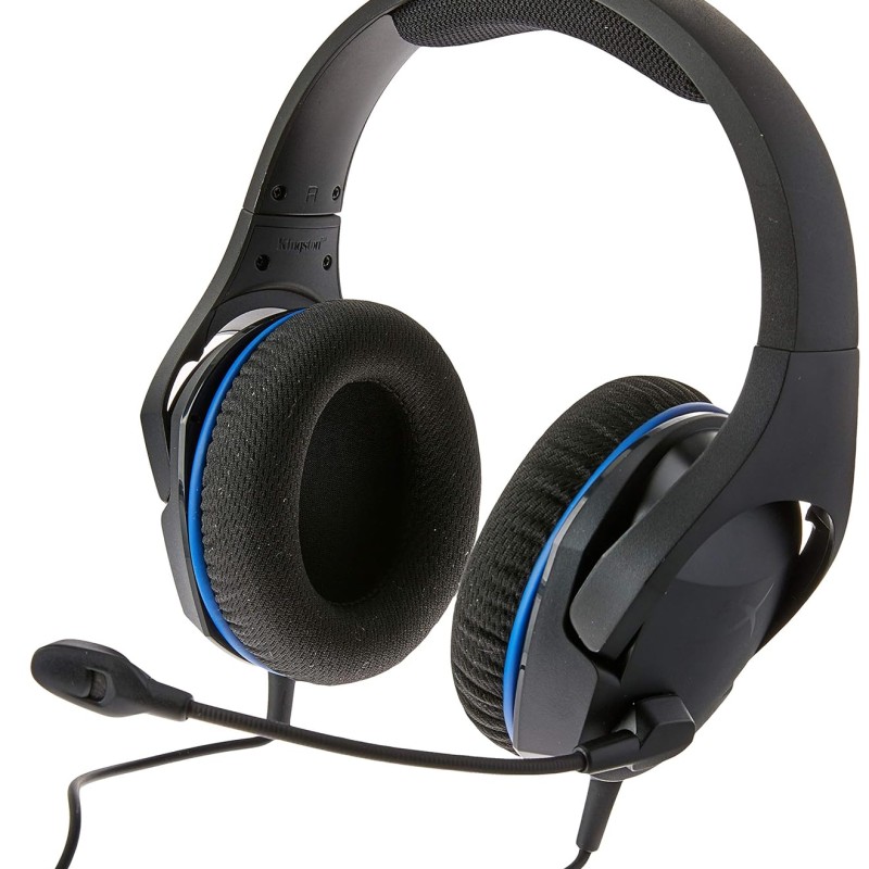 HyperX Cloud Stinger Core - Gaming Headset for PlayStation 4 and PlayStation 5, Over_Ear Wired Headphones Wired Headset with Mic, Passive Noise Cancelling, In-Line Audio Control, Black (HX-HSCSC-BK)
