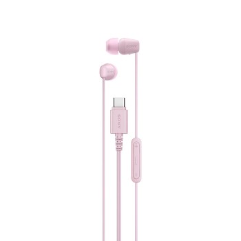 Sony IER-EX15C USB-C Plug, Wired in-Ear Headphones with Mic, Pink