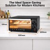 INALSA Oven Toaster Griller 10 L, Cake Baking Oven OTG Multi-Task with Temperature 800 Watts, Includes Baking Pan (Black/Silver)