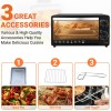 INALSA Oven Toaster Griller 10 L, Cake Baking Oven OTG Multi-Task with Temperature 800 Watts, Includes Baking Pan (Black/Silver)