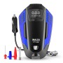 INALSA Tyre Inflator ITC 03 with Digital Display | 12 V DC Portable Tyre Inflator | 150 PSI with 3 Modes of Emergency LED Light | 150 Watt (Black/Blue)