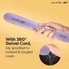 Ikonic Glide Hair Straightener | Ceramic Coated Floating Plates | Quick Heat Up | Switch Light Indicator |Compact Design | Travel Friendly | for All Hair Types, Lilac