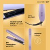 Ikonic Glide Hair Straightener | Ceramic Coated Floating Plates | Quick Heat Up | Switch Light Indicator |Compact Design | Travel Friendly | for All Hair Types, Lilac