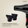 Ikonic Professional Blaze Hair Dryer 1800 Watts-2000 Watts 3 Heat And 2 Speed Setting Combination Powerful Ac Motor Comes Black
