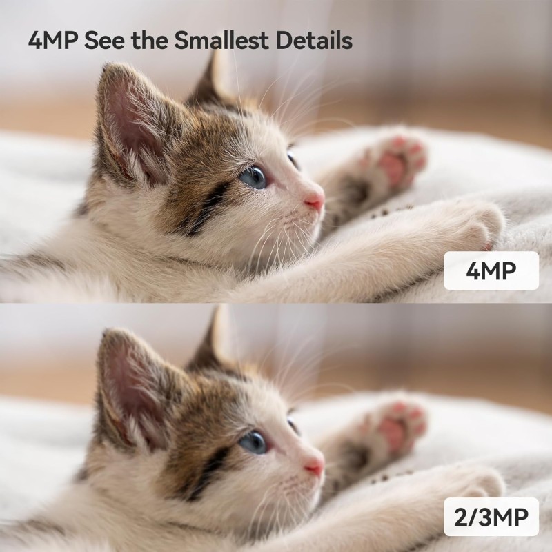 Imou 4MP 2.5K QHD Image Smart CCTV Security WiFi Camera for Home, 360° Coverage, AI Human Detection