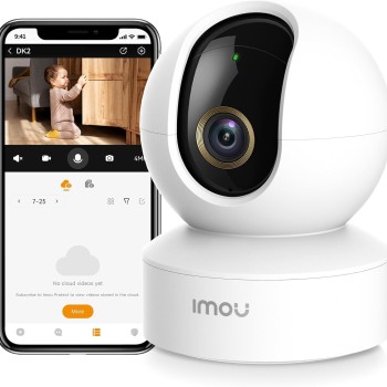 Imou 4MP 2.5K QHD Image Smart CCTV Security WiFi Camera for Home, 360° Coverage, AI Human Detection