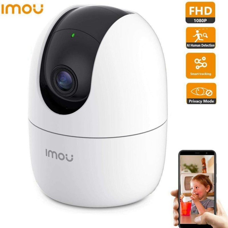 Imou Indoor Wi-Fi Security Camera, 1080P Pan/Tilt Dome Camera, Home Surveillance Camera