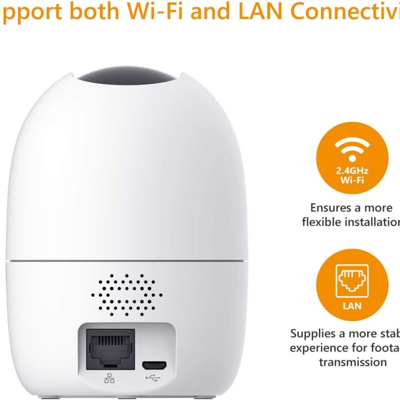 Imou Indoor Wi-Fi Security Camera, 1080P Pan/Tilt Dome Camera, Home Surveillance Camera