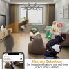 Imou Ranger 2-D, 360° Coverage, AI Human Detection, Privacy Mode, Human Detection,1080P, Built-in Siren,Wireless, Smart Tracking, Privacy Mode, Night Vision, Two-Way Talk, Cloud, White