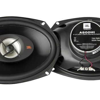JBL A500HI 500W 6" x 9" 3-Way Wired Speakers, Black