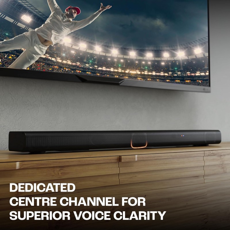 JBL Cinema SB510, Dolby Audio Soundbar with Built-in Subwoofer for Deep Bass, 3.1 Channel with Racetrack Drivers (200W)