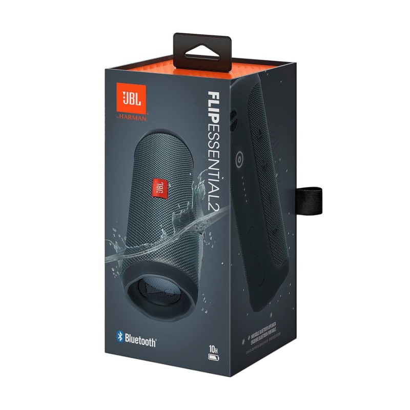 JBL FLIP ESSENTIAL2 Bluetooth Speaker, IPX7 Waterproof, USB C Charging, Passive Radiator, Portable, Gunmetal JBLFLIPES2