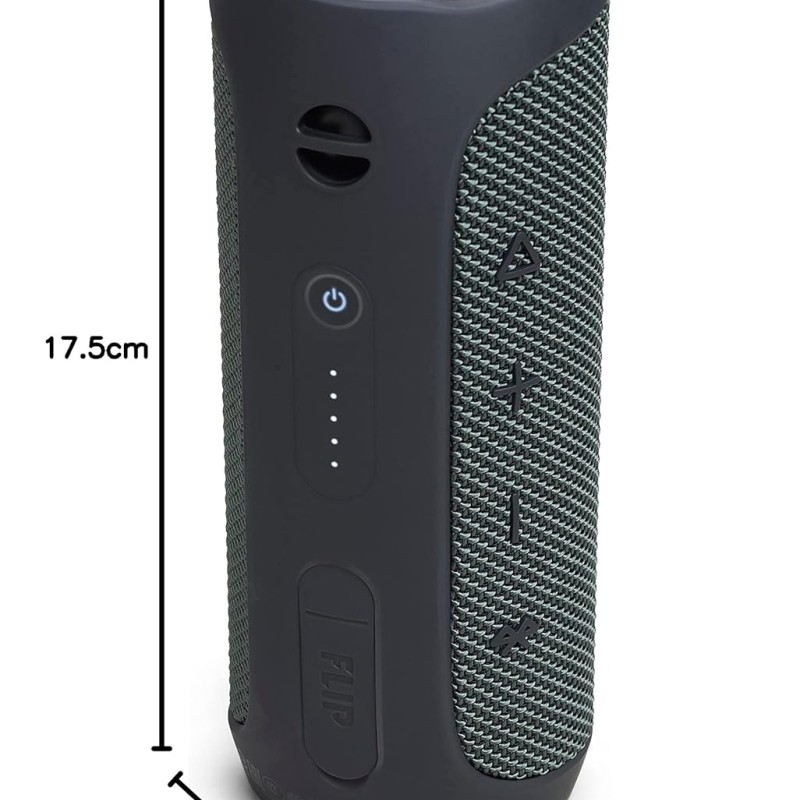 JBL FLIP ESSENTIAL2 Bluetooth Speaker, IPX7 Waterproof, USB C Charging, Passive Radiator, Portable, Gunmetal JBLFLIPES2