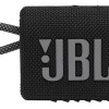JBL Go 3 Wireless Portable Bluetooth Mini Speaker, Small Speaker with Pro Sound, Vibrant Colors with Rugged Fabric Design, Lightweight IP67 Waterproof, Type C Interface (Without Mic, Black)