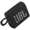 JBL Go 3 Wireless Portable Bluetooth Mini Speaker, Small Speaker with Pro Sound, Vibrant Colors with Rugged Fabric Design, Lightweight IP67 Waterproof, Type C Interface (Without Mic, Black)