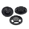 JXL 1690 High Performance 3 Way 6 Inch Coaxial Car Speaker with Inbuilt PEI Car Tweeter and HOP Woofer 600W MAX Pair (Black)