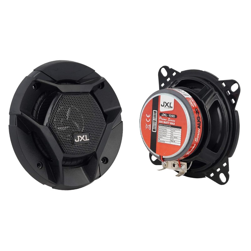 JXL 1690 High Performance 3 Way 6 Inch Coaxial Car Speaker with Inbuilt PEI Car Tweeter and HOP Woofer 600W MAX Pair (Black)
