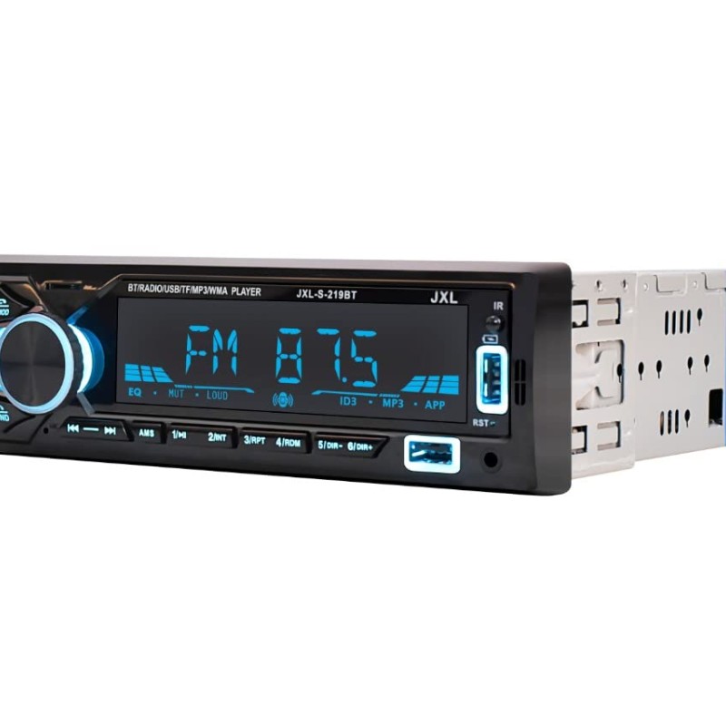 JXL-219BT Car Stereo 220W Universal Fit/ 7 Colors Backlight Illumination/Single Din Mp3 Car Stereo JXl 219 BT