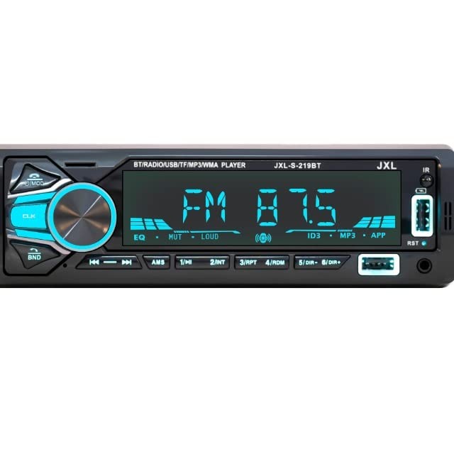 JXL-219BT Car Stereo 220W Universal Fit/ 7 Colors Backlight Illumination/Single Din Mp3 Car Stereo JXl 219 BT