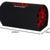 JXL 8018 8 Inch Active Bass Tube Subwoofer with Inbuilt Amplifier 4200W (Black)