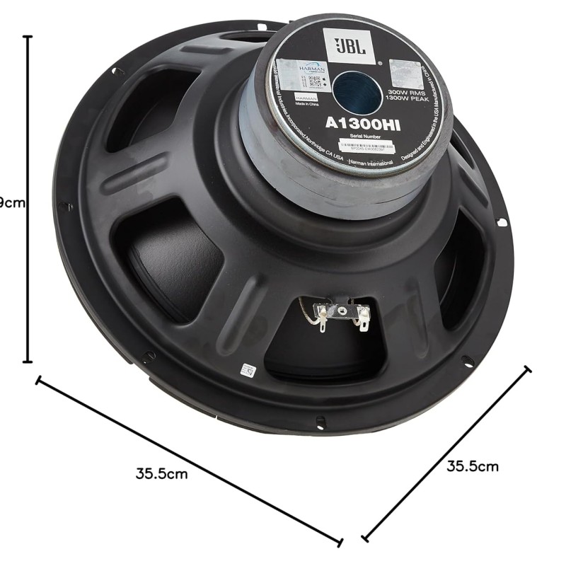 Jbl A1300Hi 1300W Wired Subwoofer - Black
