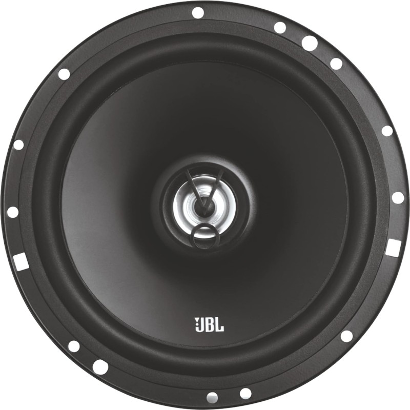 Jbl Stage1621F - 350W 6"(16Cm), 2 Way Coaxial Speaker, Polypropylene Woofer Cone, Mylar Balanced Dome Tweeter (No Grill) - Black