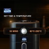 KENT Classic Hot Air Fryer 4L 1300 W | 80% Less Oil | Instant Electric Air Fryer | Auto Cut Off | Fry, Grill, Roast, Steam, and Bake Black