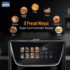 KENT Ultra Digital Air Fryer 5L | 1500W | Bake, Grill & Roast | Up to 80% Less Oil Usage |8 Preset Menu|Rapid Heat Circulation