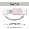 KIOXIA Former Toshiba Memory U301 256GB USB 3.2 Gen 1 Flash Drive - High-Speed, Compact (Pink)
